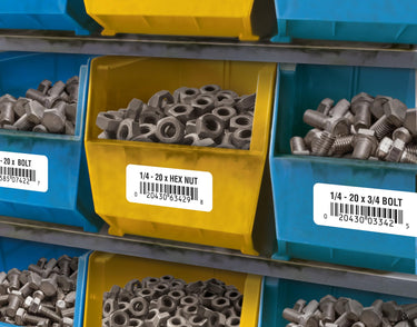 Avery Durable White Cover Up ID Labels for Laser Printers, 0.67 x 1.75, Pack of 3000 (61533) 2/3